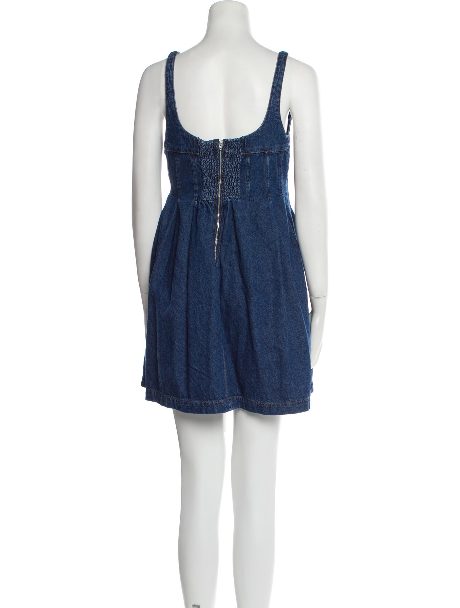 Reformation Square Neckline Mini Dress